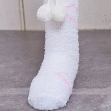 Mafumafu Fluffy Heart Socks