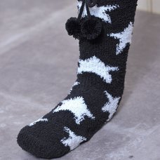 Mafumafu Fluffy Star Socks