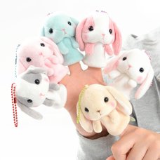 Pote Usa Loppy Rabbit Mini Puppets