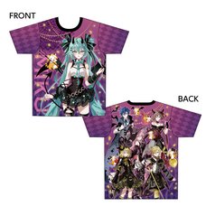 Hatsune Miku x Rascal the Raccoon 2023 Full Graphic T-Shirt