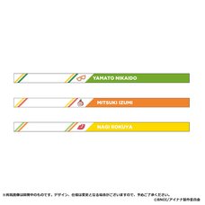 IDOLiSH7 Third BEAT! Episode Linkage Goods Friends Day Yamato & Mitsuki & Nagi Stretching Ribbon Wristband Set