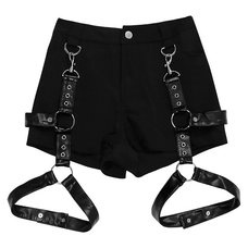 LISTEN FLAVOR Shorts w/ Harness Garter Belt L Size