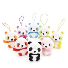 Puchimaru Colorful Baby Panda Plush Collection