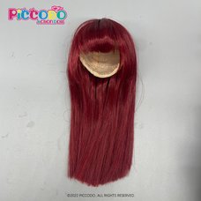 Piccodo Doll Hime Cut Wig Wine Red