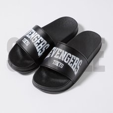 Tokyo Revengers Black Slide Sandals