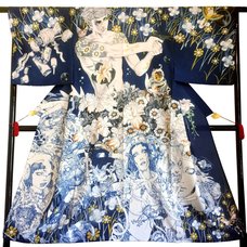 Baron Yoshimoto & Katsuya Terada Bateira Yukata Kimono w/ Art Board